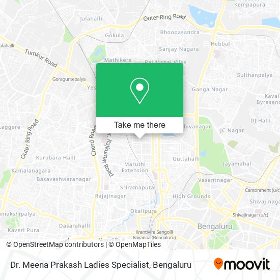 Dr. Meena Prakash Ladies Specialist map