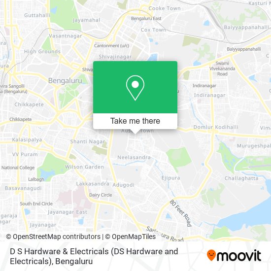 D S Hardware & Electricals (DS Hardware and Electricals) map