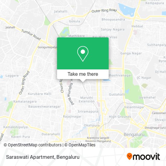 Saraswati Apartment map