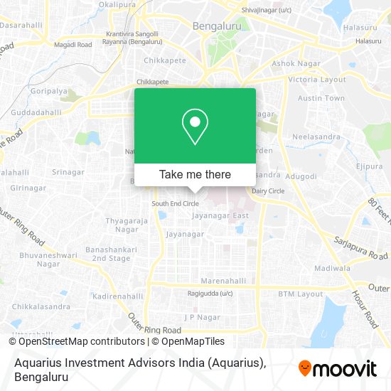 Aquarius Investment Advisors India map