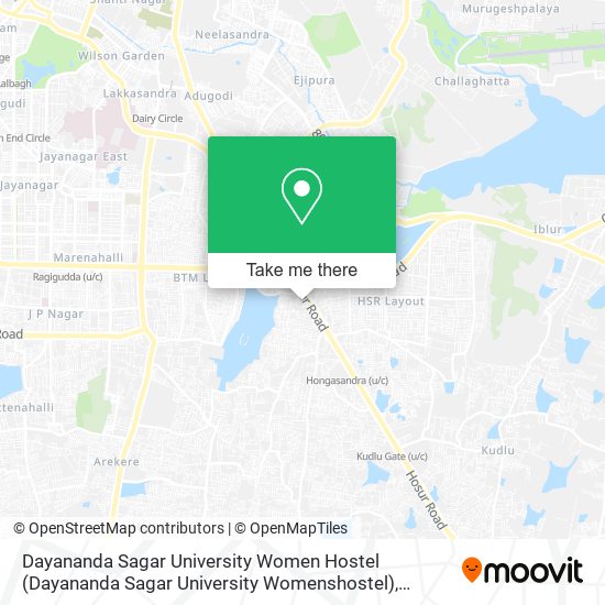 Dayananda Sagar University Women Hostel (Dayananda Sagar University Womenshostel) map