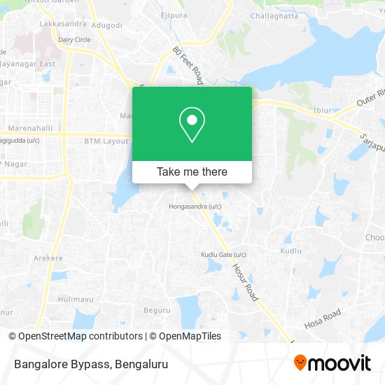 Bangalore Bypass map