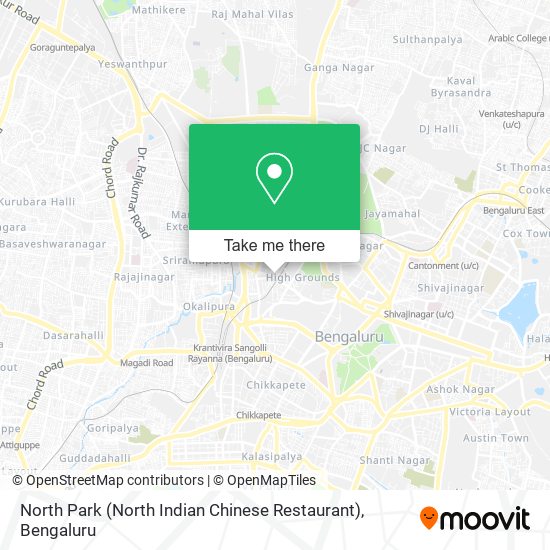 North Park (North Indian Chinese Restaurant) map