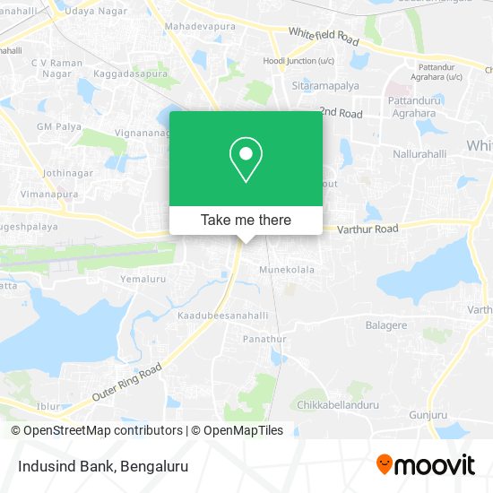 Indusind Bank map