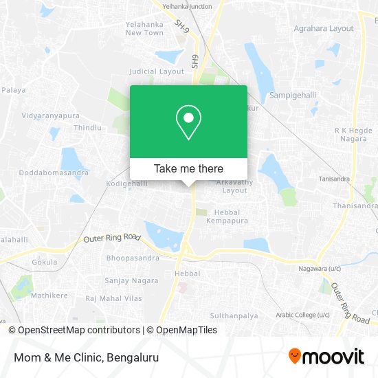 Mom & Me Clinic map