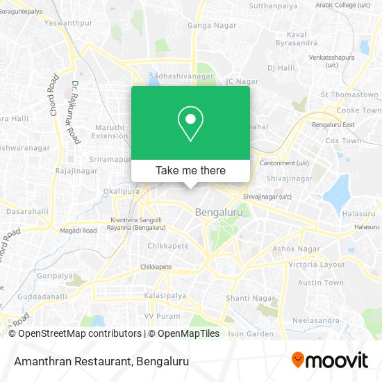 Amanthran Restaurant map