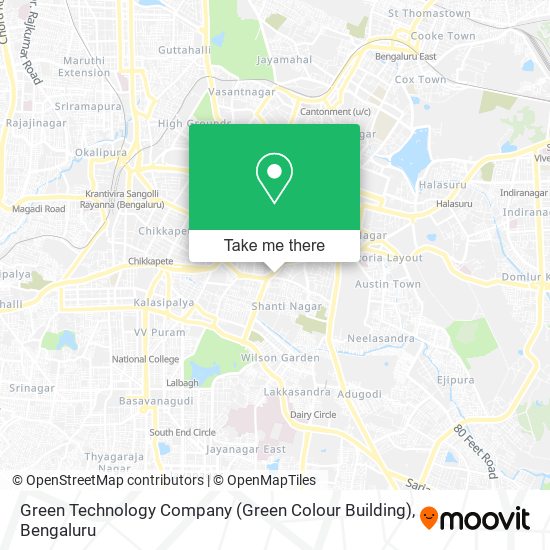 Green Technology Company (Green Colour Building) map