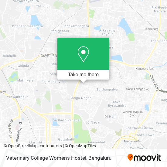 Veterinary College Women's Hostel map