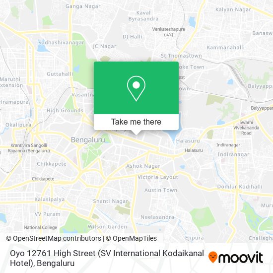 Oyo 12761 High Street (SV International Kodaikanal Hotel) map