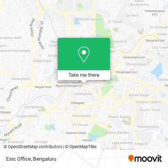 Esic Office map