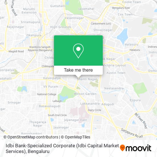 Idbi Bank-Specialized Corporate (Idbi Capital Market Services) map