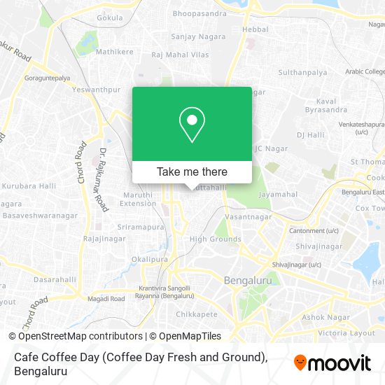 Cafe Coffee Day (Coffee Day Fresh and Ground) map