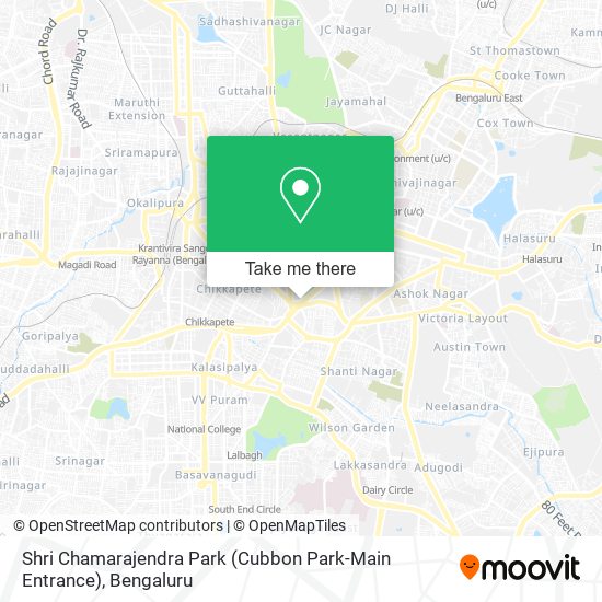 Shri Chamarajendra Park (Cubbon Park-Main Entrance) map