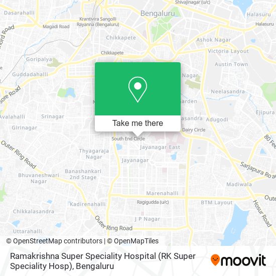 Ramakrishna Super Speciality Hospital (RK Super Speciality Hosp) map
