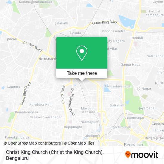 Christ King Church map