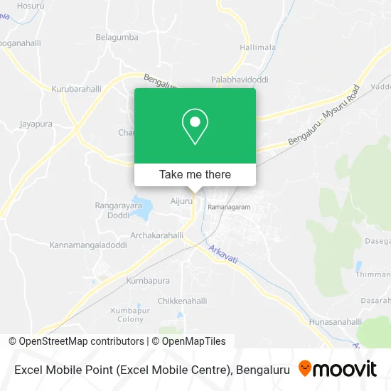 Excel Mobile Point (Excel Mobile Centre) map