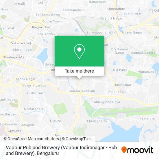 Vapour Pub and Brewery map