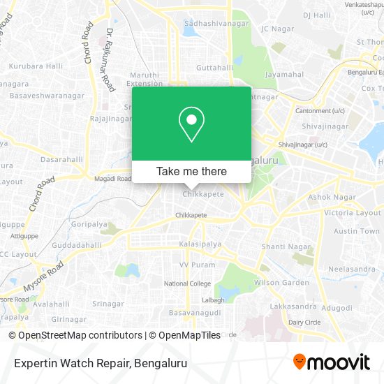 Expertin Watch Repair map
