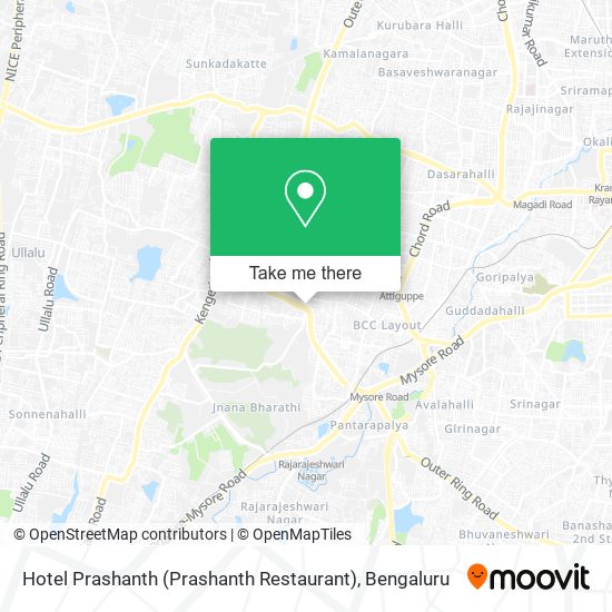 Hotel Prashanth (Prashanth Restaurant) map