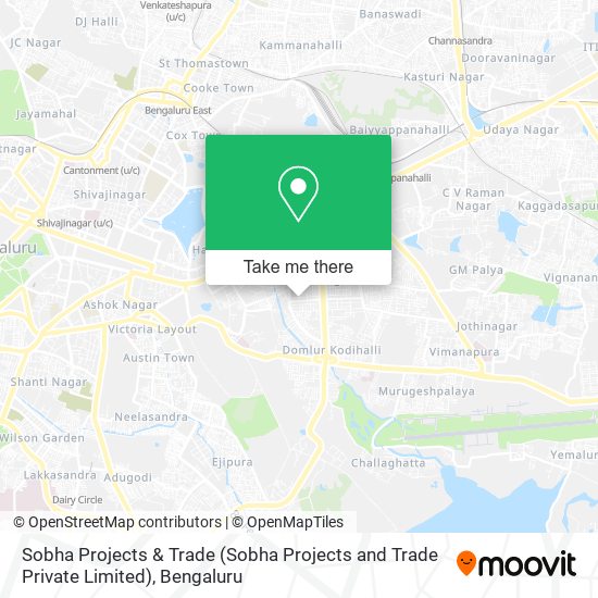 Sobha Projects & Trade (Sobha Projects and Trade Private Limited) map