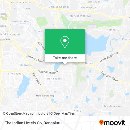 The Indian Hotels Co map