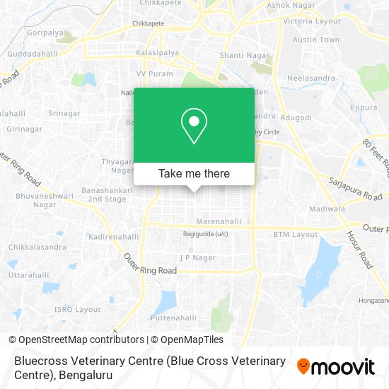 Bluecross Veterinary Centre (Blue Cross Veterinary Centre) map