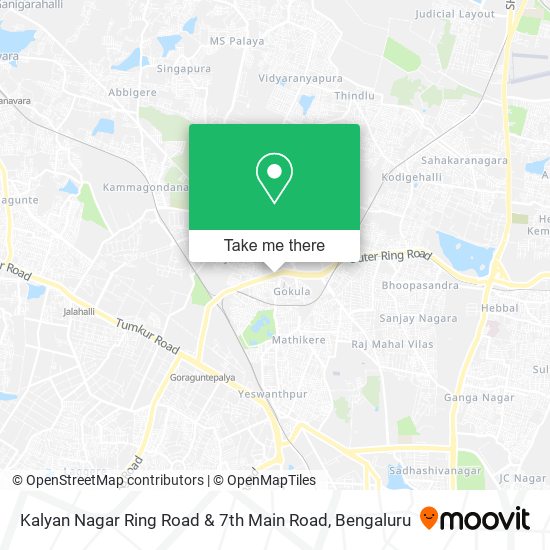 Kalyan Nagar Ring Road & 7th Main Road map