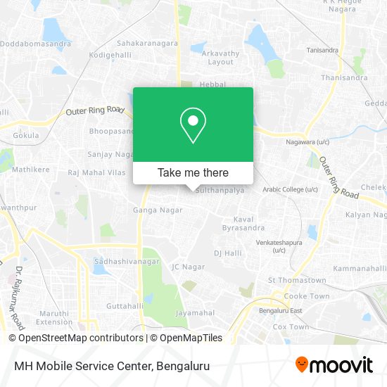 MH Mobile Service Center map