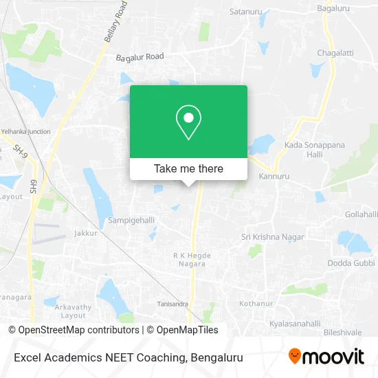 Excel Academics Neet Coaching map