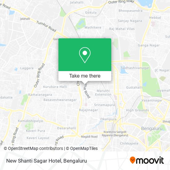 New Shanti Sagar Hotel map