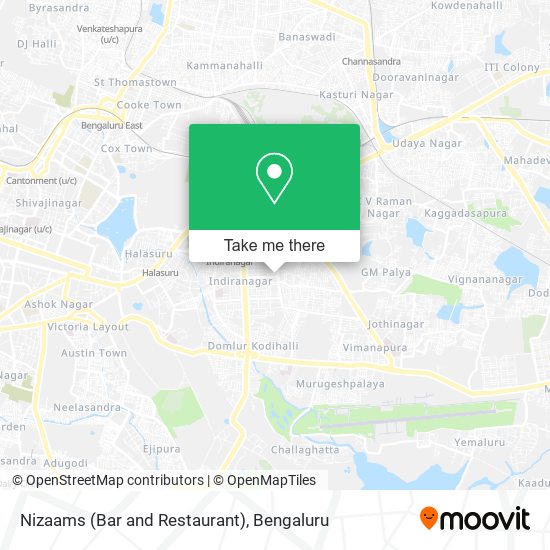 Nizaams (Bar and Restaurant) map