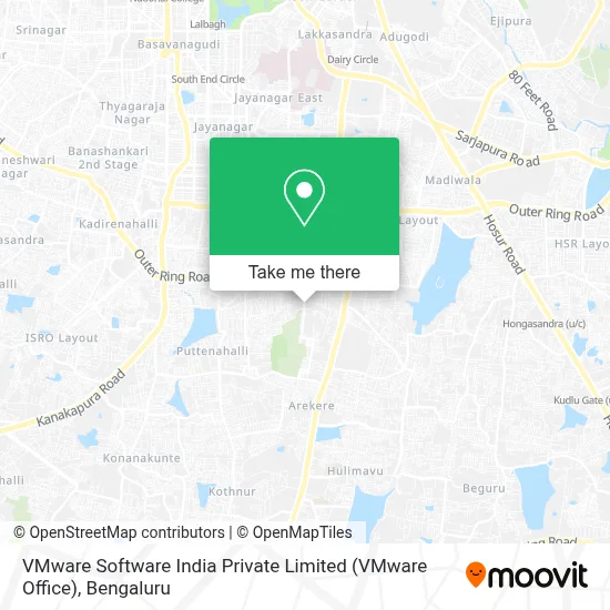 Vmware Software India Private Limited (Vmware Office) map