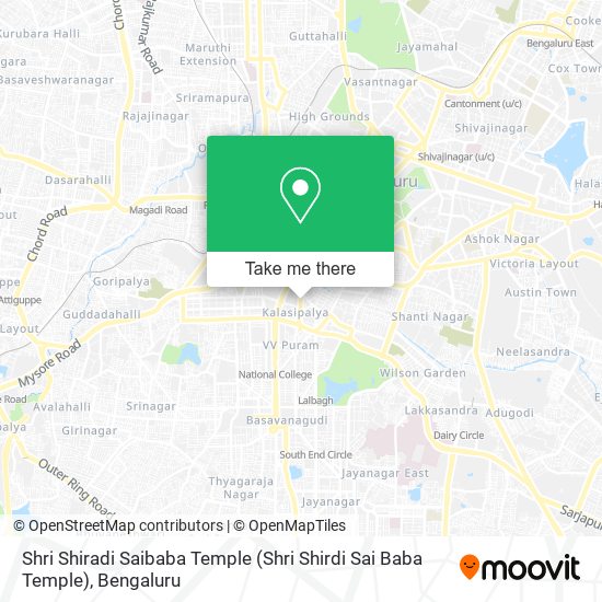 Shri Shiradi Saibaba Temple (Shri Shirdi Sai Baba Temple) map