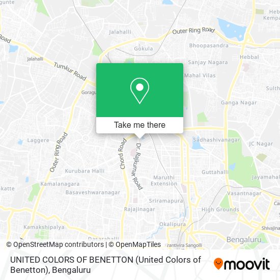 UNITED COLORS OF BENETTON (United Colors of Benetton) map