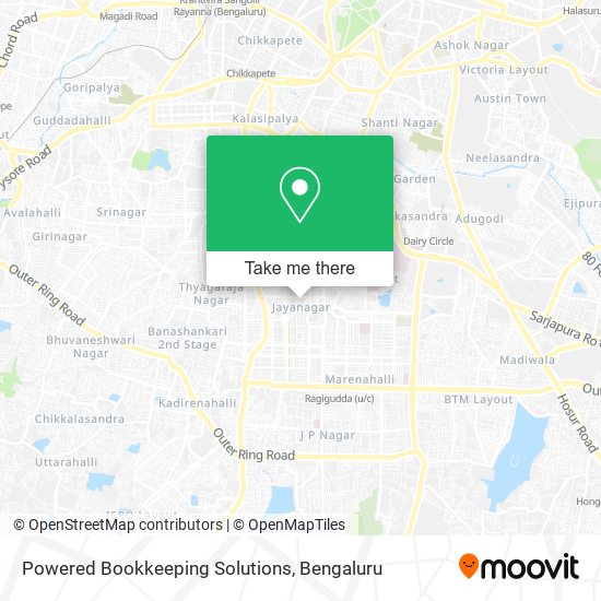 Powered Bookkeeping Solutions map