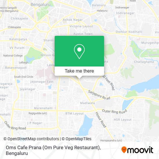 Oms Cafe Prana (Om Pure Veg Restaurant) map