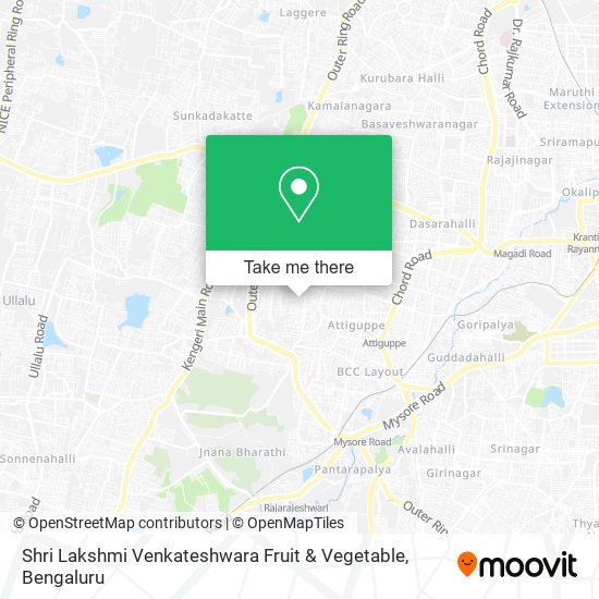 Shri Lakshmi Venkateshwara Fruit & Vegetable map