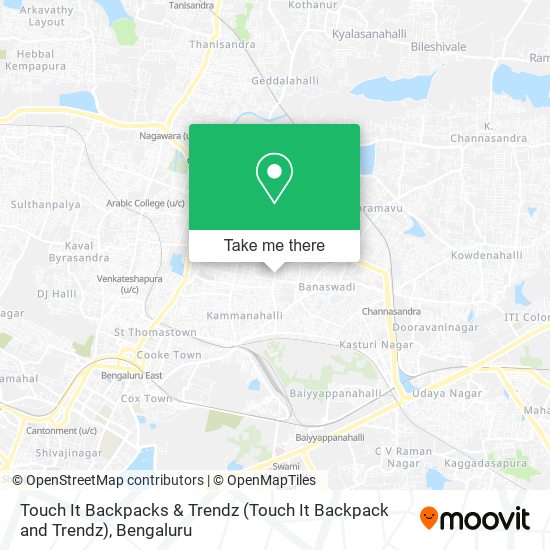 Touch It Backpacks & Trendz (Touch It Backpack and Trendz) map