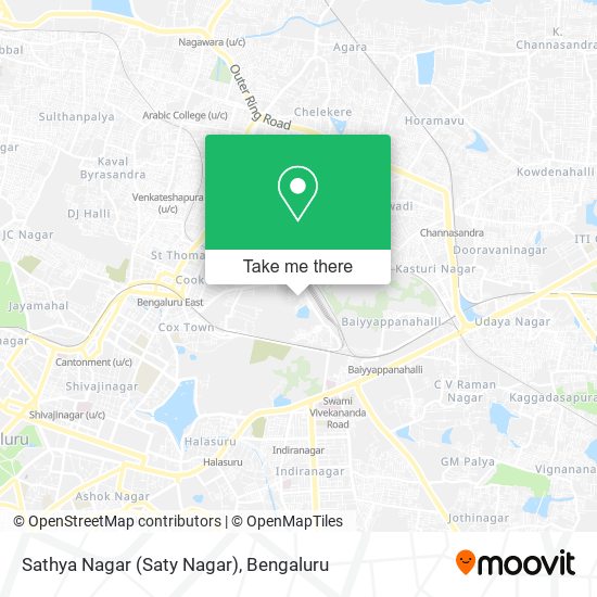 Sathya Nagar (Saty Nagar) map