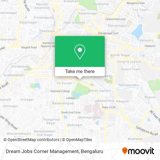 Dream Jobs Corner Management map