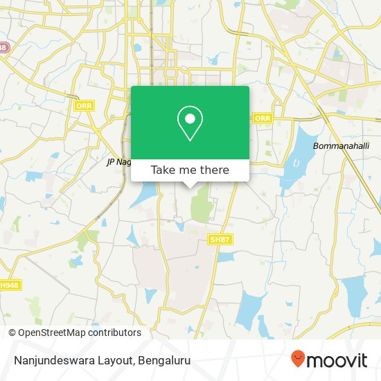 Nanjundeswara Layout map