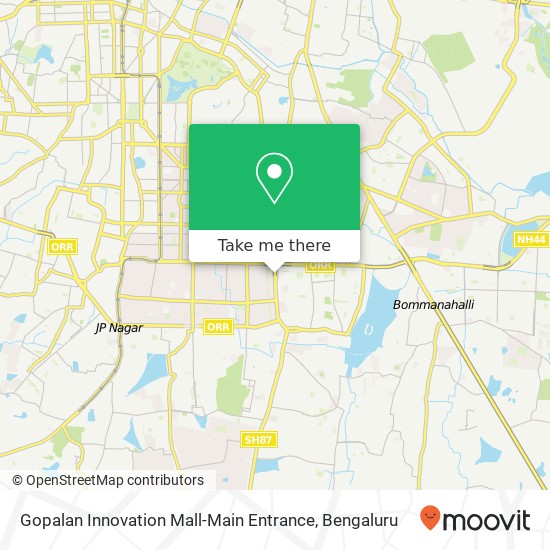 Gopalan Innovation Mall-Main Entrance map