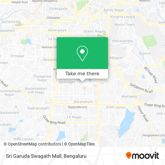 Sri Garuda Swagath Mall map