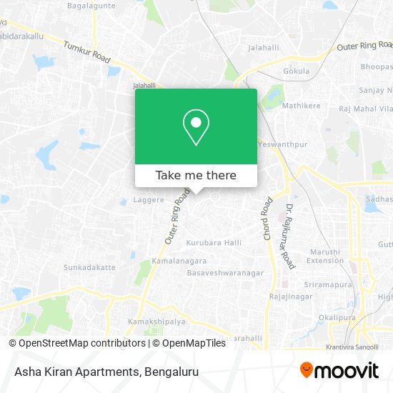 Asha Kiran Apartments map