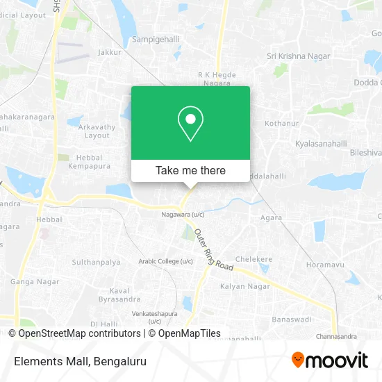 Elements Mall map