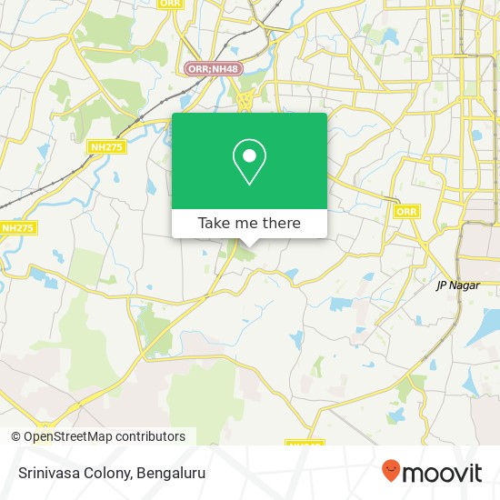 Srinivasa Colony map