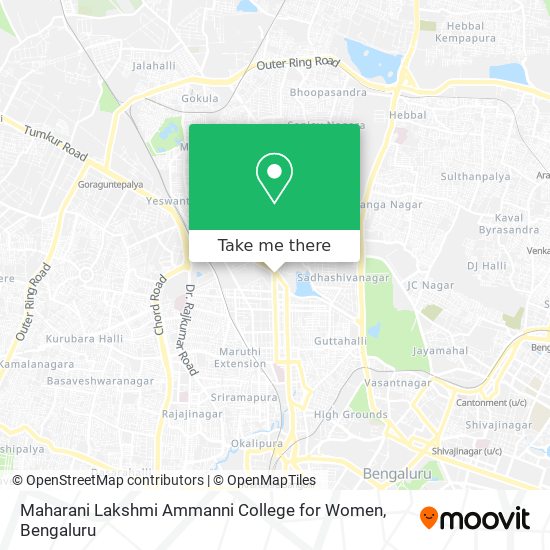 Maharani Lakshmi Ammanni College for Women map