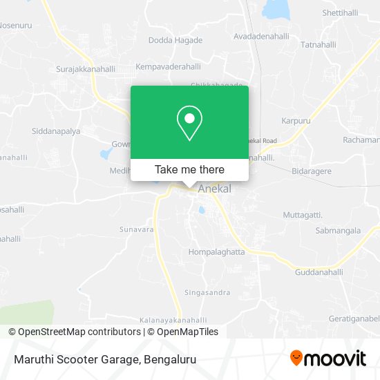 Maruthi Scooter Garage map