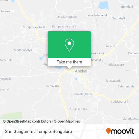 Shri Gangamma Temple map