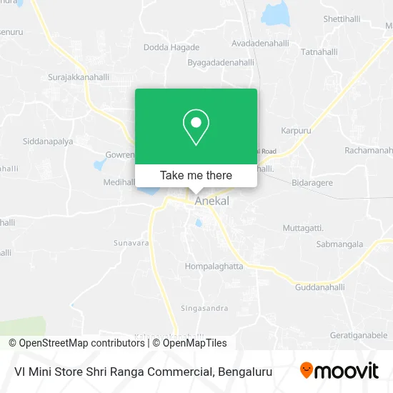 VI Mini Store Shri Ranga Comm map